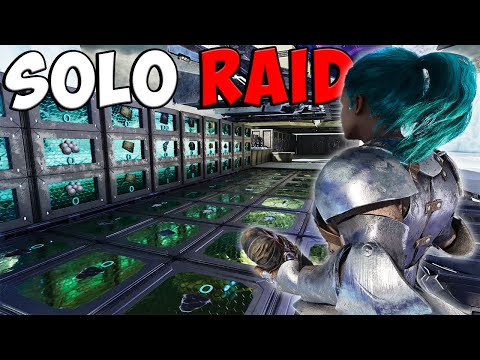How I SOLO RAIDED A Modded Ragnarok Cave Against 6 PEOPLE - Ark