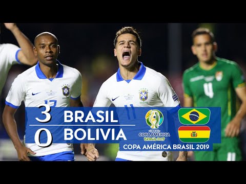 Brasil 3 x 0 Bolivia - Melhores Momentos (GLOBO HD 720p) Copa América Brasil 2019