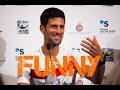 Novak Djokovic Speaks Spanish FUNNY - Barcelona 2018 (HD)