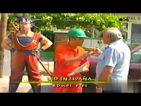 Aparece una estatua de Goku en ''Rompe Pepe'' de El Show de Videomatch - Telefe (1996)