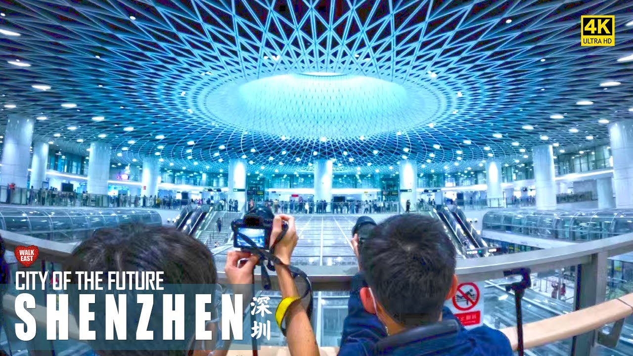 BIG's prisma towers subtly shimmer in the skyline of shenzhen