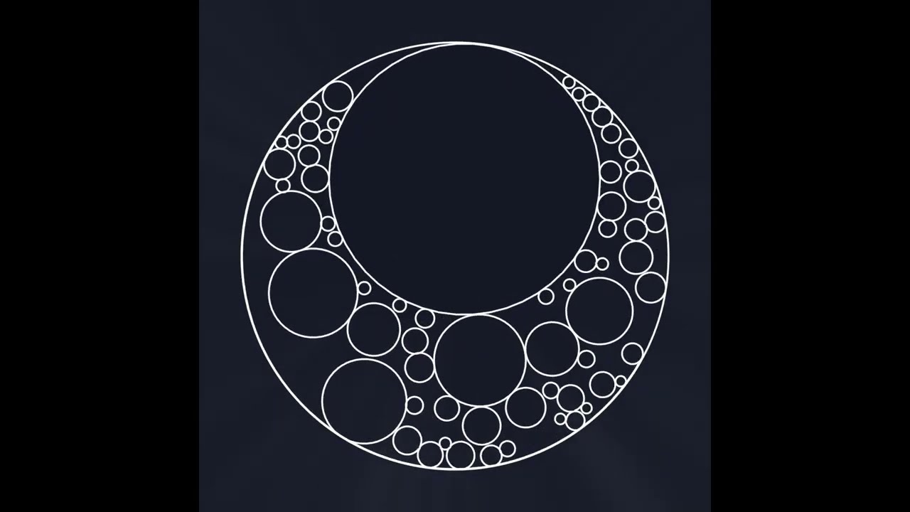 circle packing with geometry nodes