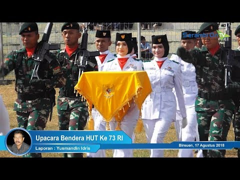 Upacara Bendera HUT Ke 73 RI di Stadion Cot Gapu Bireuen