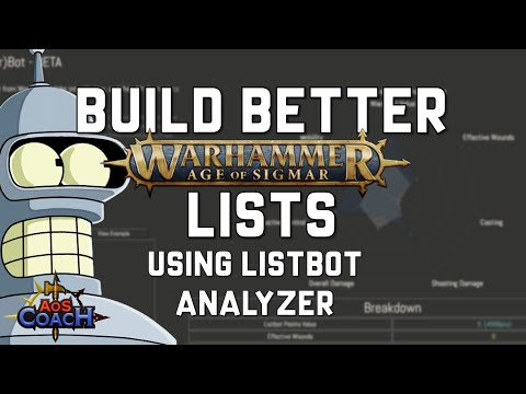 Build Better Age of Sigmar Lists Using Listbot Analyzer