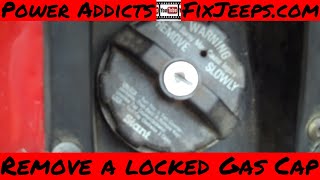 How to remove YOUR locking gas cap if you lost or broke your key