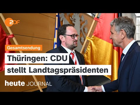 Video Thumbnail: heute journal vom 28.09.2024 Tod von Hisbollah-Chef, neuer Landtagspräsident in Thüringen