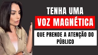 Voz infantil ou trêmula não transmite credibilidade nenhuma - Cíntia Chagas