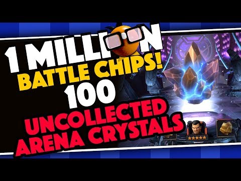 1 Million Battle Chips: 100 Uncollected Arena Crystal Opening