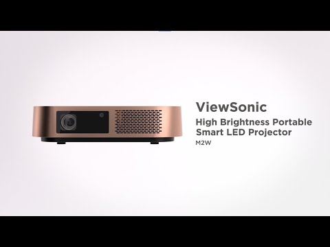 ViewSonic M2W High Brightness Portable Smart LED Projector