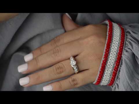 0.5 Ct. Six Stone Shared Prong Graduated Ring Enhancer - TwoBirch TB-WRAP-0091-WG-H