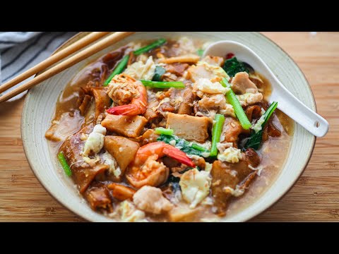 How To Make Wat Tan Hor ( Flat Rice Noodles In Egg Gravy) | Easy Recipe | 滑蛋河粉 #foodpassionical