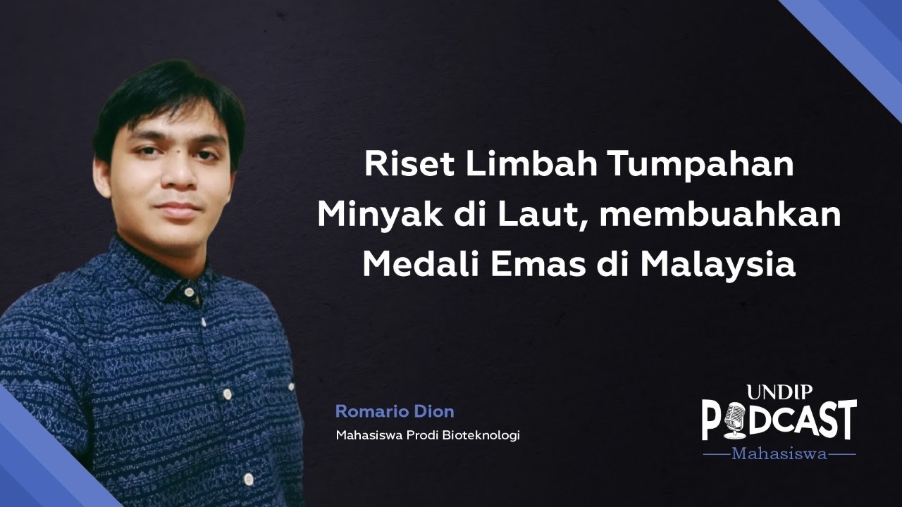 RAIH MEDALI EMAS BERKAT LIMBAH MINYAK DI LAUT