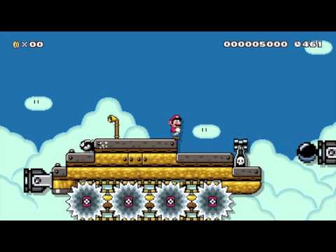 Super Mario Maker: Player Course "Tanks. Tanks A Bunch" [1080 HD]