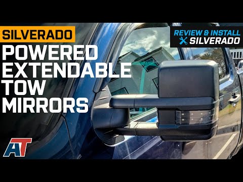 2007-2013 Silverado 1500 Powered Heated Manual Extendable Towing Mirrors Review & Install