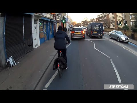Reported: Driver uses bus lane as entrance slip road