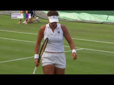 Rebeka Masarova 🇪🇸 Vs Mayar Sherif 🇪🇬 WTA Wimbledon Live Tennis