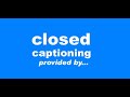 Maury Closed Captioning Message 2018 3