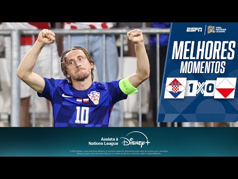Modric brilha, faz gol ABSURDO e Croácia vence Polônia na Nations League | Melhores Momentos