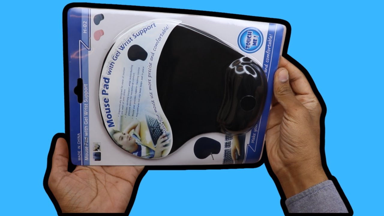 Tapis de souris avec support de poignet pour ordinateur video thumbnail