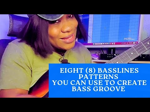 Eight (8) Basslines Patterns you can aways use to create beautiful bass groove!