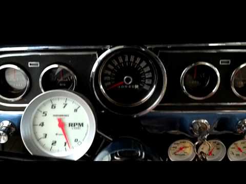 66 Mustang with Tachometer