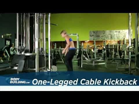 One-Legged Cable Kickback - Leg Exercise - Bodybuilding.com