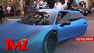 Justin Bieber Busted for Chirping Out His Ferrari | TMZ
