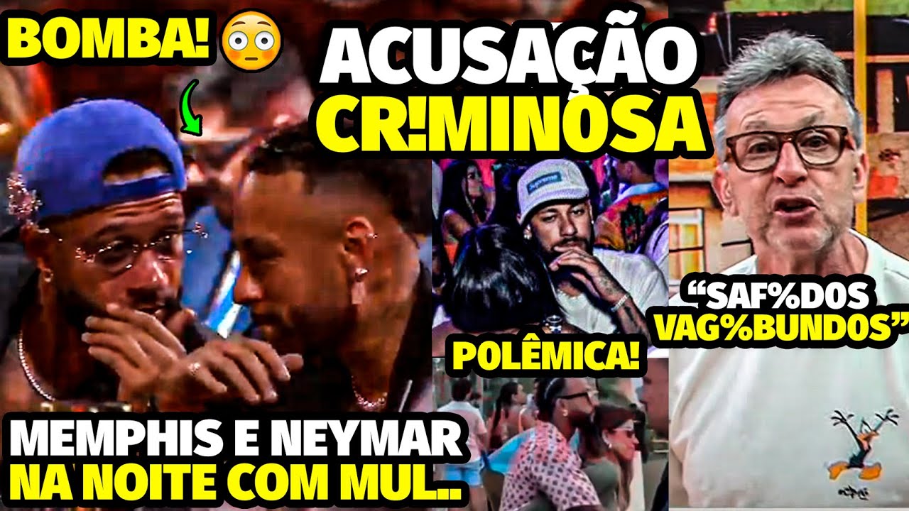 BOMBA! AS IMAGENS NA FESTINHA DE MEMPHIS COM NEYMAR QUE DEIXARAM NET0 TRANSTORNADO APÓS VAZAR VÍDEO