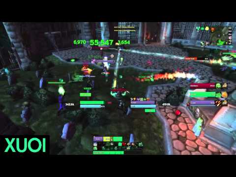 XUOI MW Monk 3v3 Arena - MW Monk + Destro Lock + BM Hunter vs MW Monk + Unholy DK + Assa Rogue