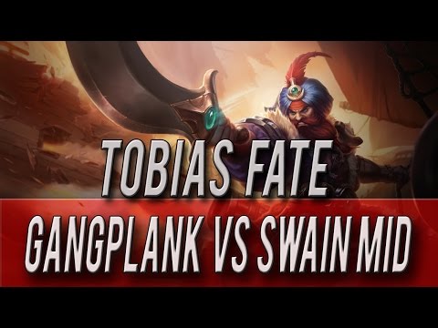 Tobias Fate - Gangplank vs Swain -  Season 7 MID Ranked Gameplay