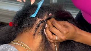 A Braided Updo with Design
