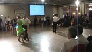 Silver Rhythm Swing First round Andy and Sarah, Austin and Sabrina