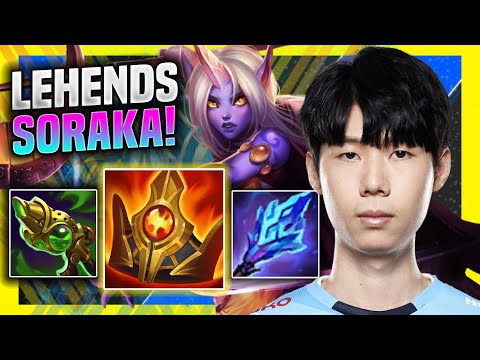 WHEN LEHENDS PLAYS SORAKA SUPPORT! - AF Lehends Plays Soraka Support vs Bard! | Season 11
