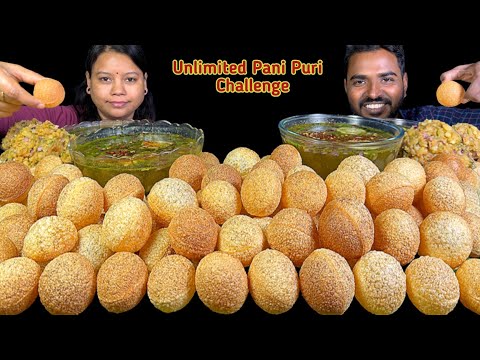 100 Pani Puri Eating Challenge 