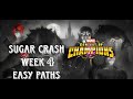 Sugar Crash Week 4|Easy Paths|Marvel contest of champions|mcoc