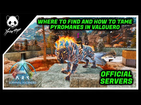 Where To Find And How To Tame Pyromanes In Valguero | ARK: Survival Ascended