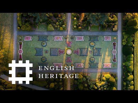 英格蘭約克郡布羅德沃斯莊園和花園的明信片 無人機拍攝的畫面 (Postcard from Brodsworth Hall and Gardens, Yorkshire | England Drone Footage)