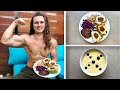 VEGAN FULL DAY OF EATING | HIGH PROTEIN & MUSCLE TIPS
