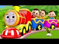 Chuk Chuk Rail Gadi 3D Hindi Nursery Rhymes for Children छुक छुक रेलगाड़ी Children Rhymes So