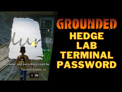 Where To Find The Terminal Password in Grounded | All 4 Terminal Password Locations
