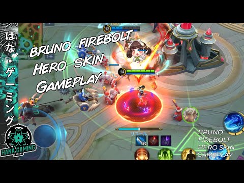 Bruno Firebolt Hero Skin Gameplay Mobile Legends Bang Bang / Firebolt Skin Encore Event 2020