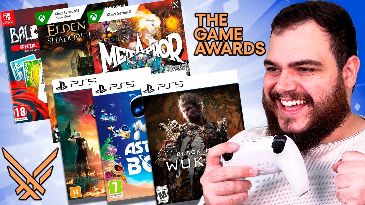 Joguei TODOS os INDICADOS ao GAME OF THE YEAR 2024!