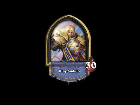King Anduin All Hero Quotes - Hearthstone