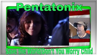 [Official Video] Save the World/Don&#39;t You Worry Child-Pentatonix(Swedish House Mafia Cover)-REACTION