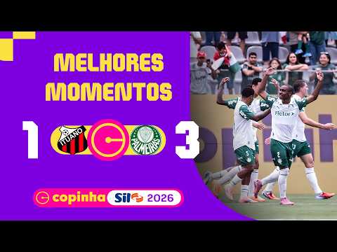 Gols e lances de Ituano x Palmeiras