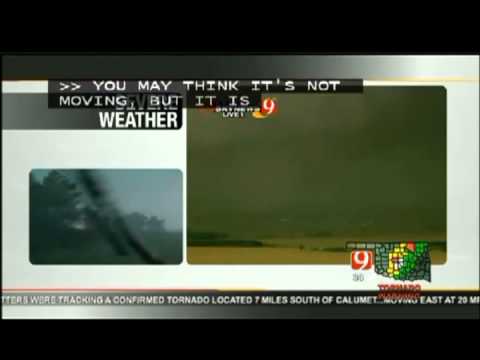 5-31-13 Tornado-Gary England warns his StormTrackers
