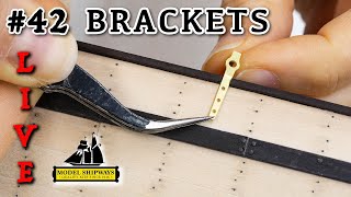 Ep. 42 - GROUP BUILD - BRACKETS - Gunboat PHILADELPHIA (1776) - Model Shipways KIT
