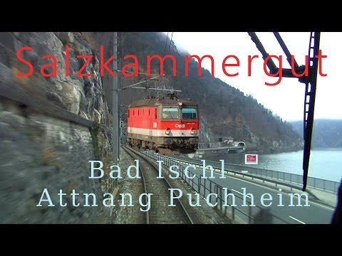 🇦🇹 Führerstandsmitfahrt Salzkammergutbahn Bad Ischl - Attnang Puchheim [HD] Cab Ride ÖBB 1144