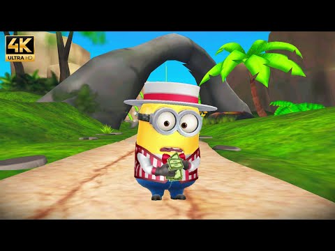 Despicable Me Minion Rush Volcano Island(Special Mission) with Barker Minion | UHD 4K