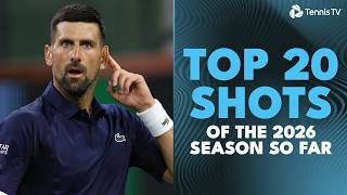 Top 20 INCREDIBLE Points From The 2026 ATP Season So Far! 🤯